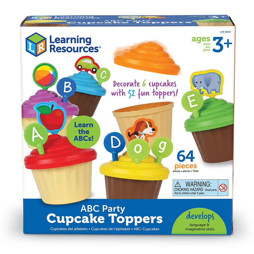 Learning Resources ABC Party Cupcake Toppers™
