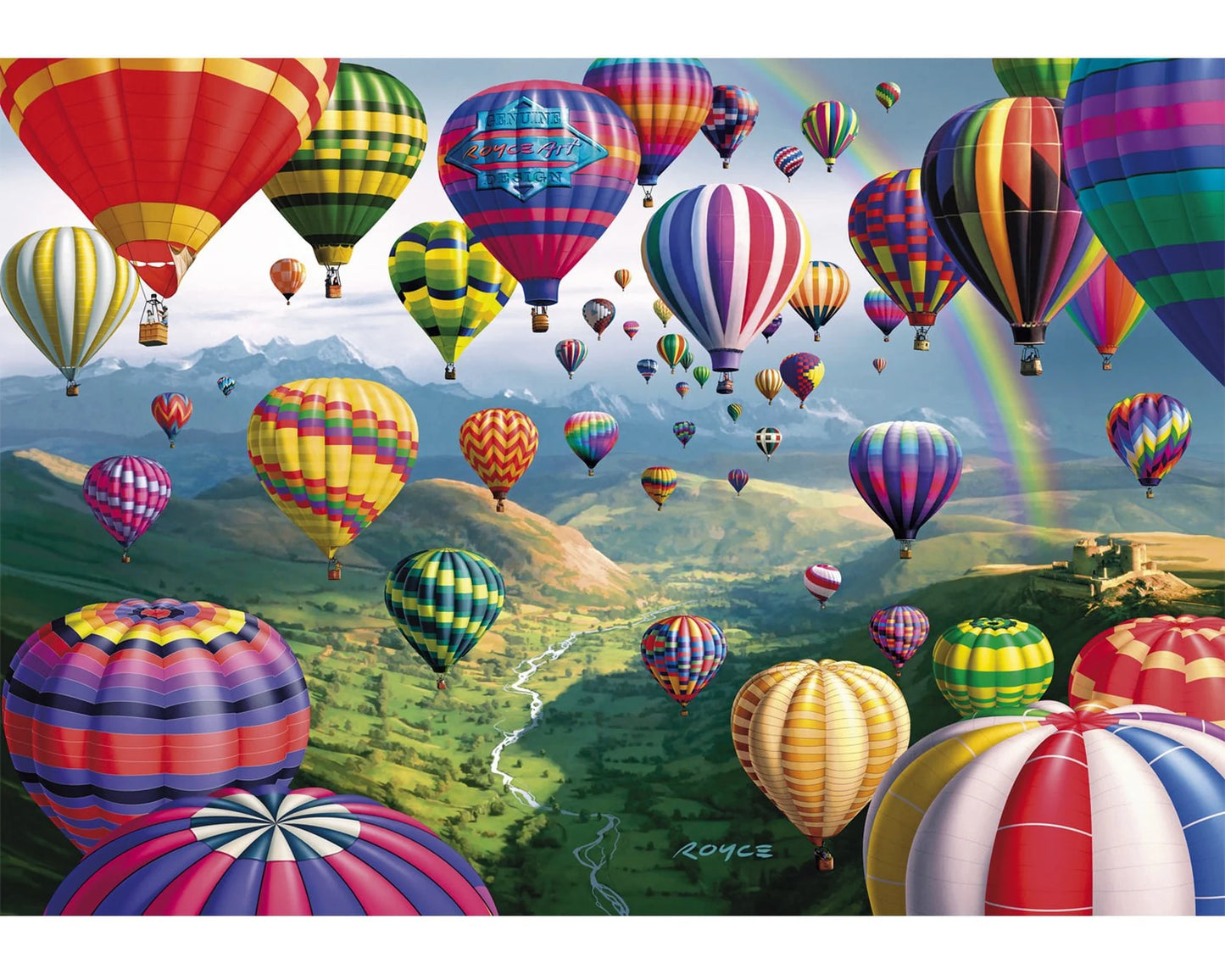 Wentworth Wooden Puzzles Sky Roads - Mega 500 Pieces