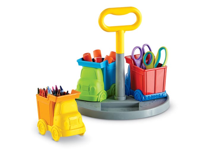 Learning Resources Create-a-Space™ Kiddy Centre Trucks!