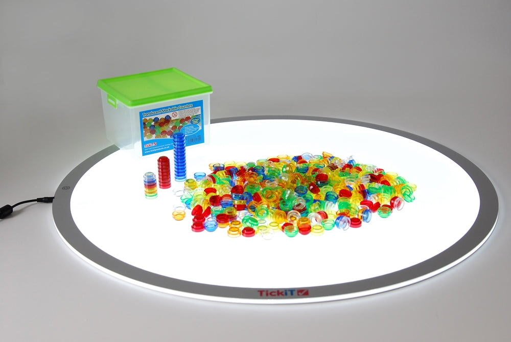 TickiT Translucent Stackable Counters