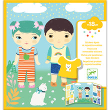 Djeco Clothes Thick Stickers