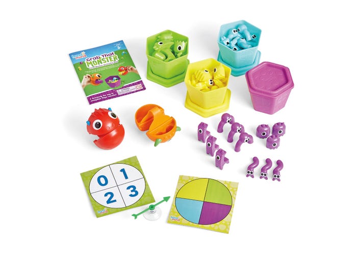 Learning Resources Grab that Monster Fine Motor Activity Set