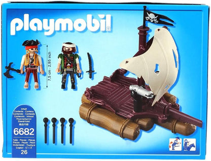 Playmobil 6682 Floating Pirate Raft & Cannon