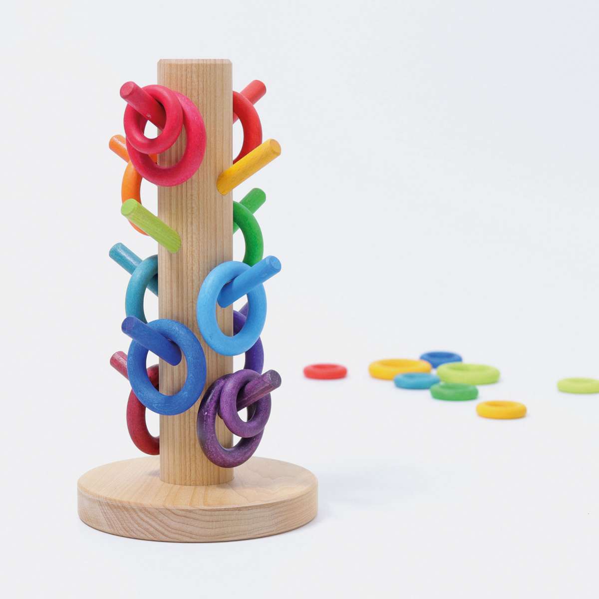 Grimms Sorting Helper Building Rings Rainbow