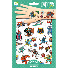 Djeco Heroes Vs Villains Temporary Tattoos