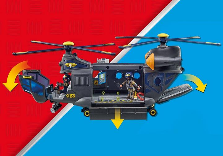 Playmobil 71149 Tactical Police Twin-Prop Helicopter