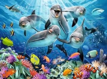 Ravensburger Dolphins, 500pc Jigsaw Puzzle