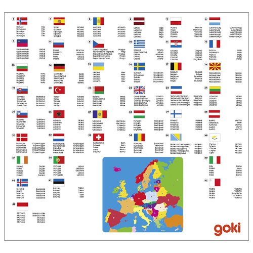 Goki Puzzle, Europe
