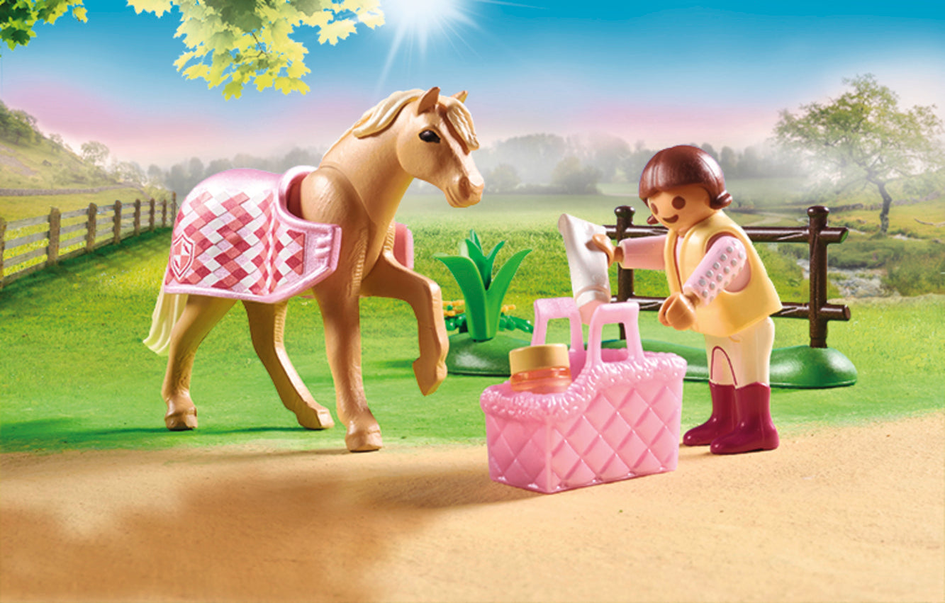 Playmobil 70521 Country Pony Farm Collectible German Riding Pony (D)