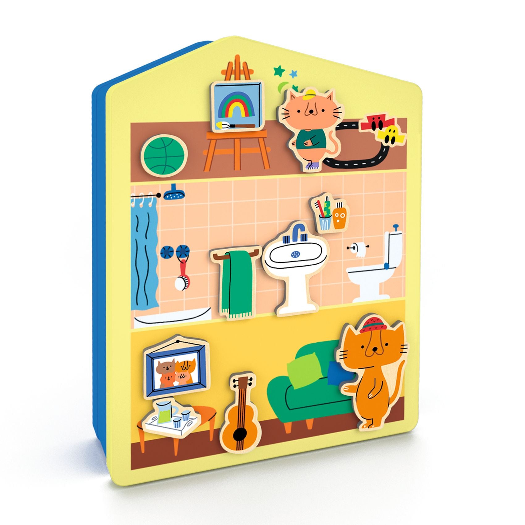 Djeco Inzebox InZeHouse Wooden Magnetics
