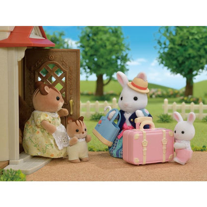 Sylvanian Families Weekend Travel Set -Snow Rabbit Mother-