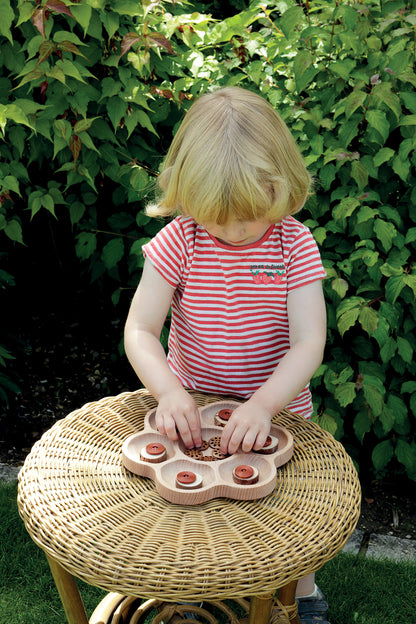 Yellow Door Natural Flower Tray (6 section)