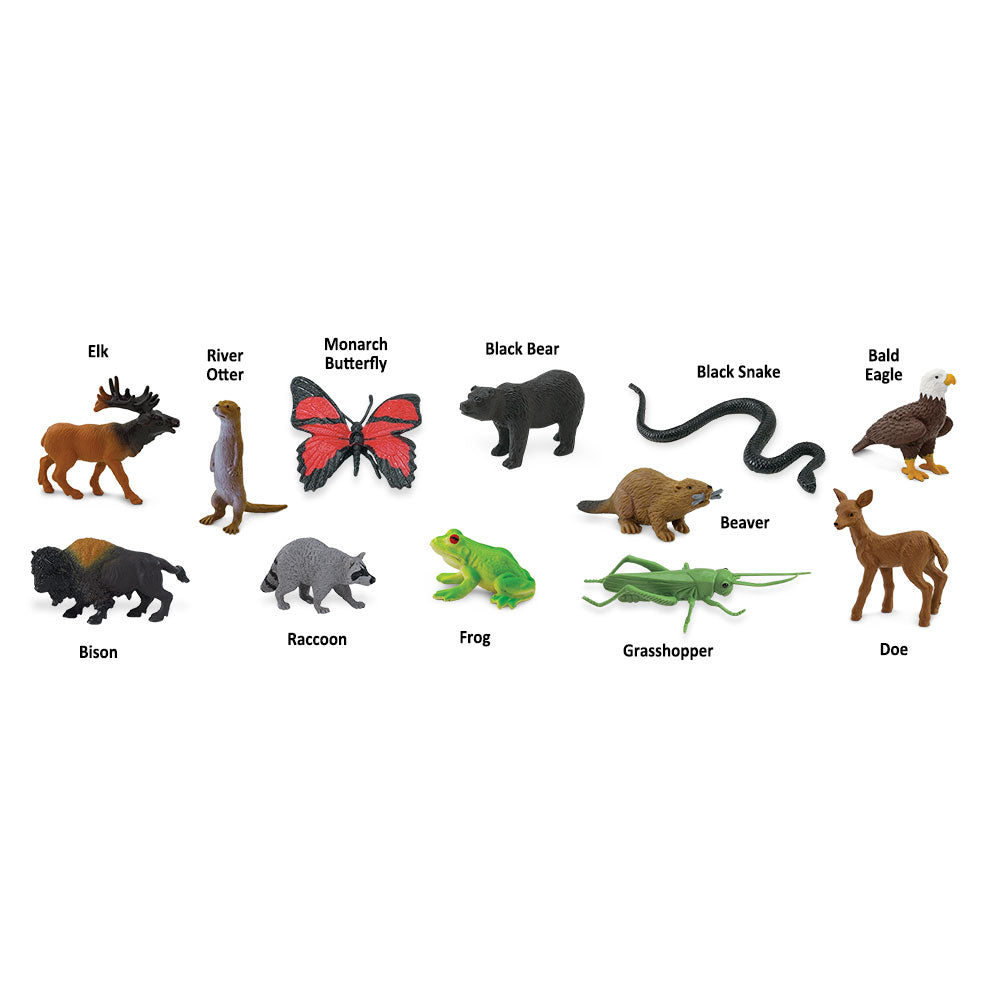 Safari Toob In the Woods (12 Pieces)