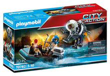 Playmobil 70782 City Action Police Jet Pack with Boat