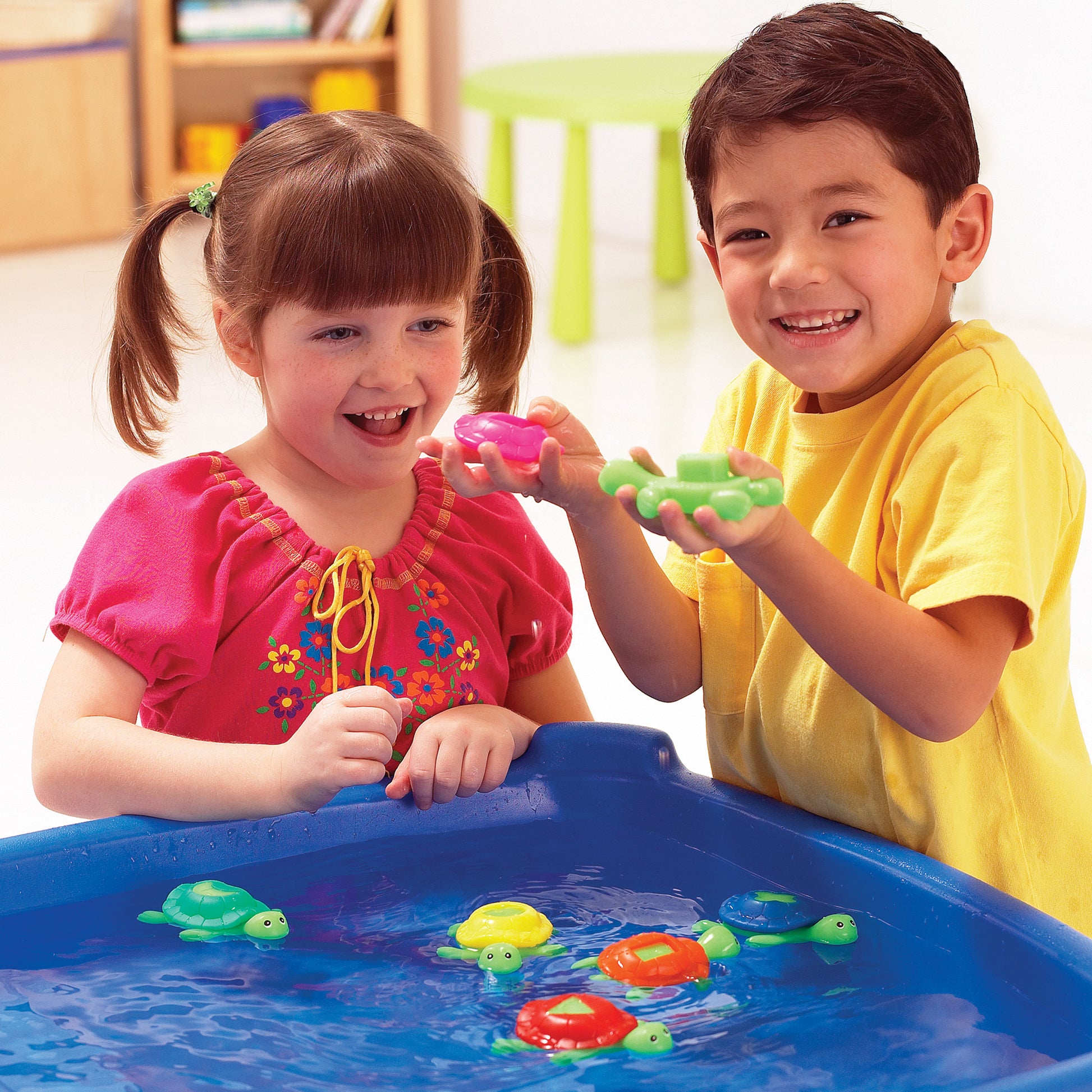 Learning Resources Smart Splash® Shape Shell Turtles, Set of 16