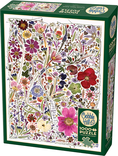 Cobble Hill Puzzles 1000 Pieces Flower Press: Spring