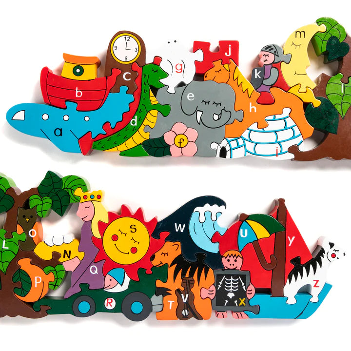 Alphabet Jigsaws Alphabet Sun and Moon Jigsaw & Playset