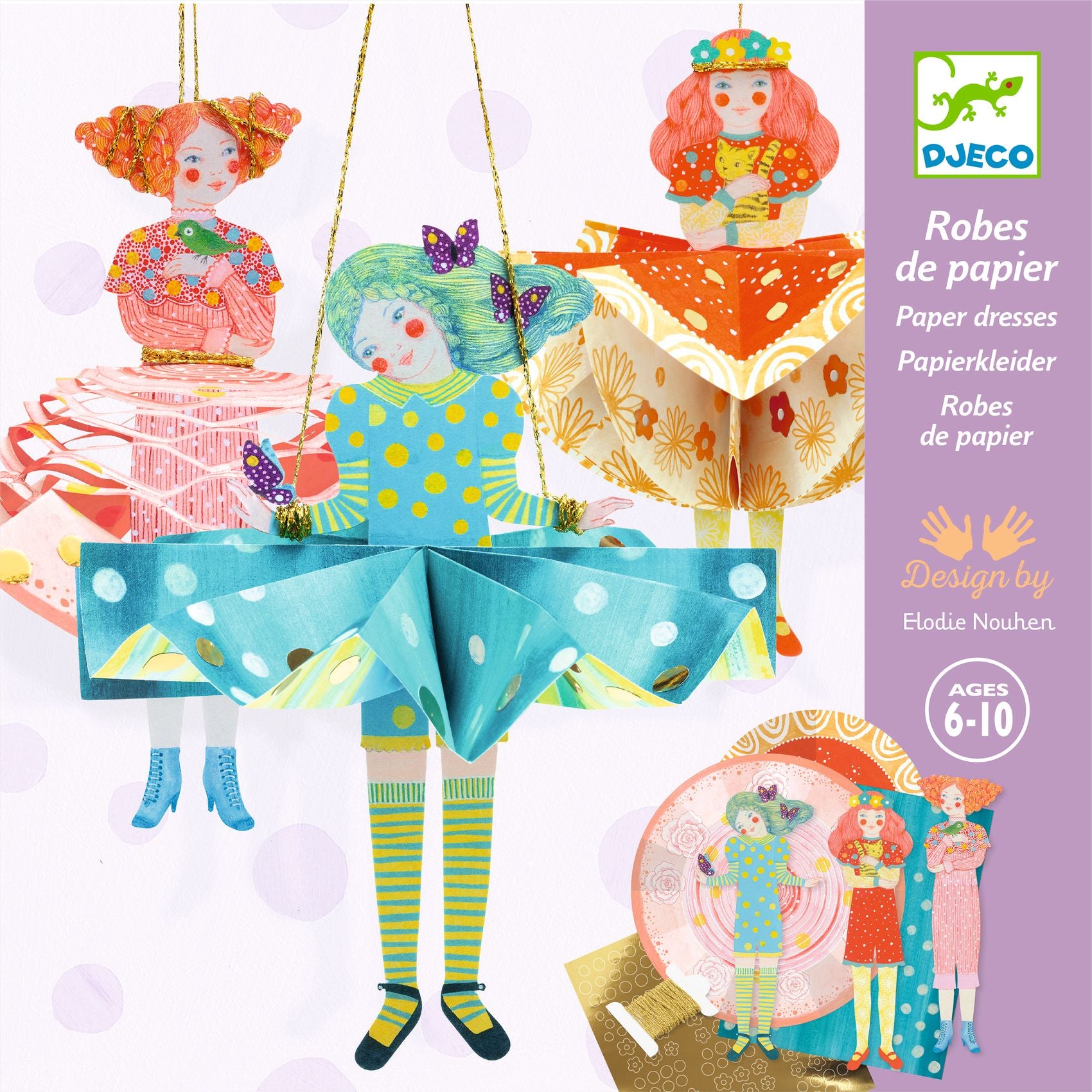 Djeco Paper Creations Paper Dresses
