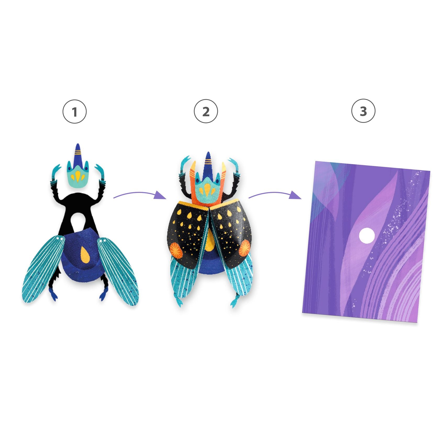 Djeco Papier Creations Paper Bugs