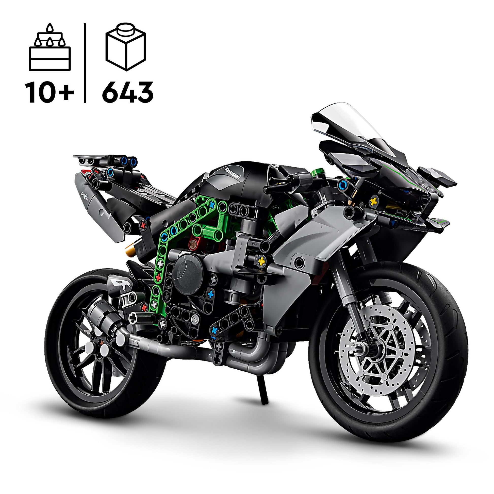 Lego Technic 42170 Kawasaki Ninja H2R Motorcycle