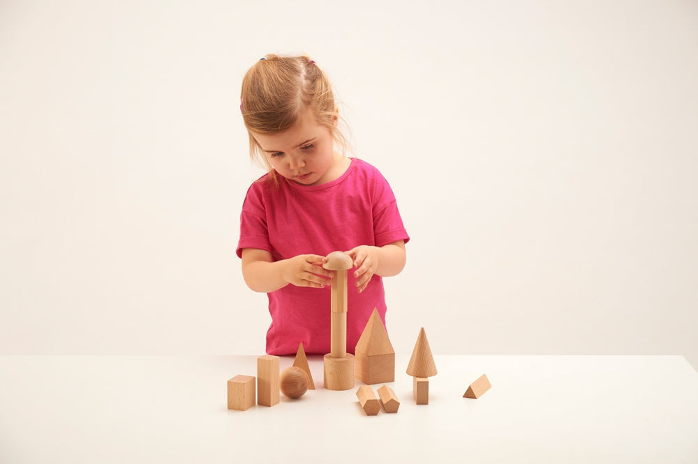 EDX Education Wooden Geometric Solids