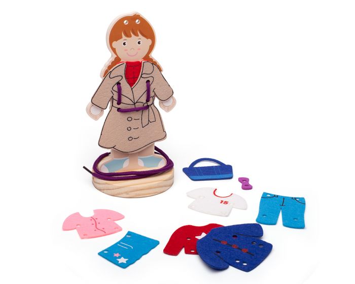 BigJigs Lacing Dress-Up Girl