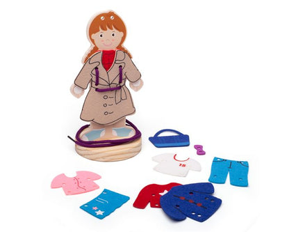 BigJigs Lacing Dress-Up Girl
