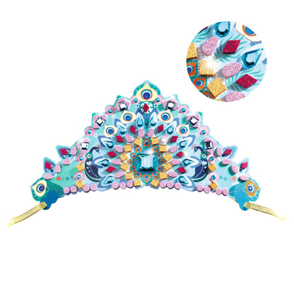 Djeco DIY Mosaic Tiaras Like A Princess