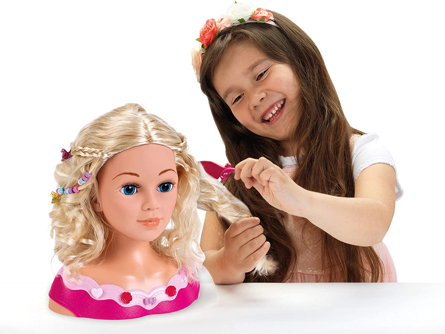 Klein Princess Coralie Make up and hairstyling head "Emma"