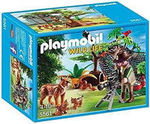 Playmobil 5561 Wild Life Lynx Family with Cameraman