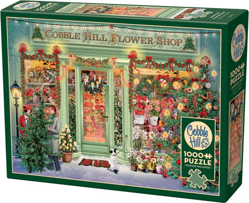 Cobble Hill Puzzles 1000 Pieces Christmas Flower Shop