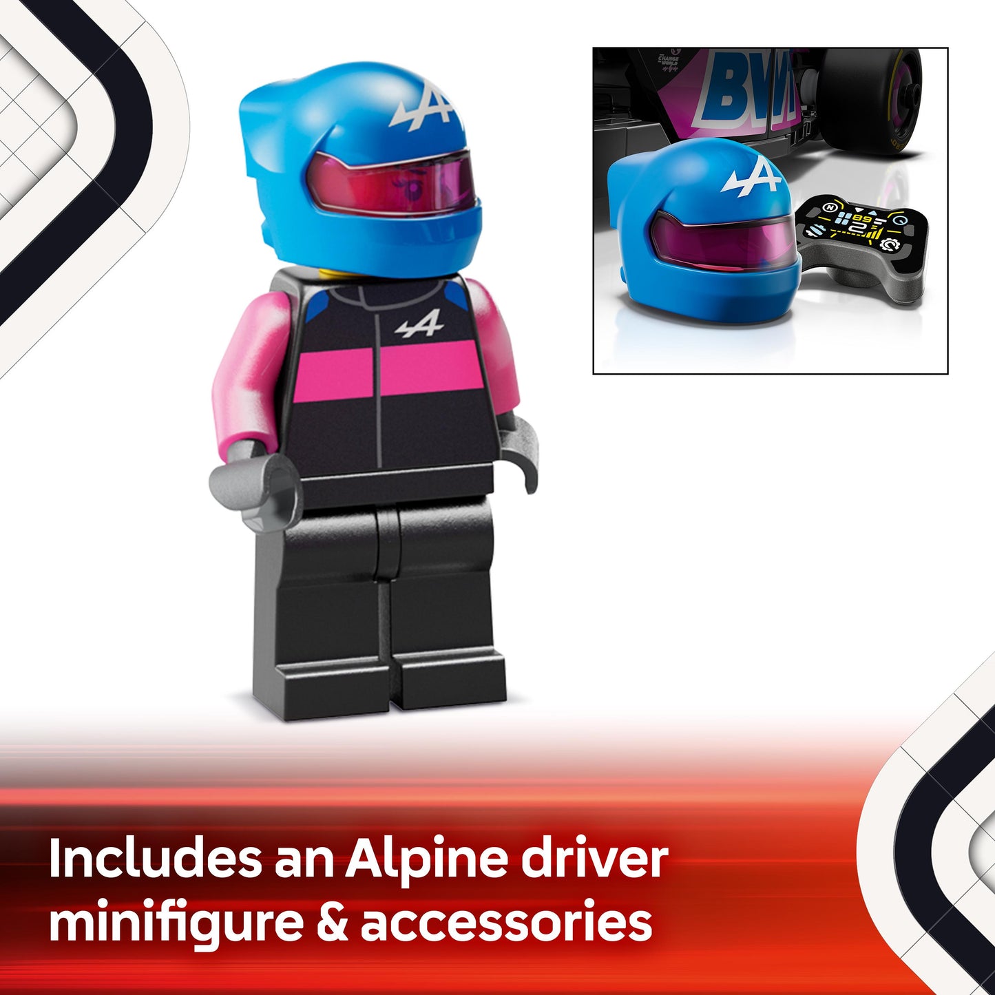 Lego Speed Champions 77248 BWT Alpine F1® Team A524 Race Car