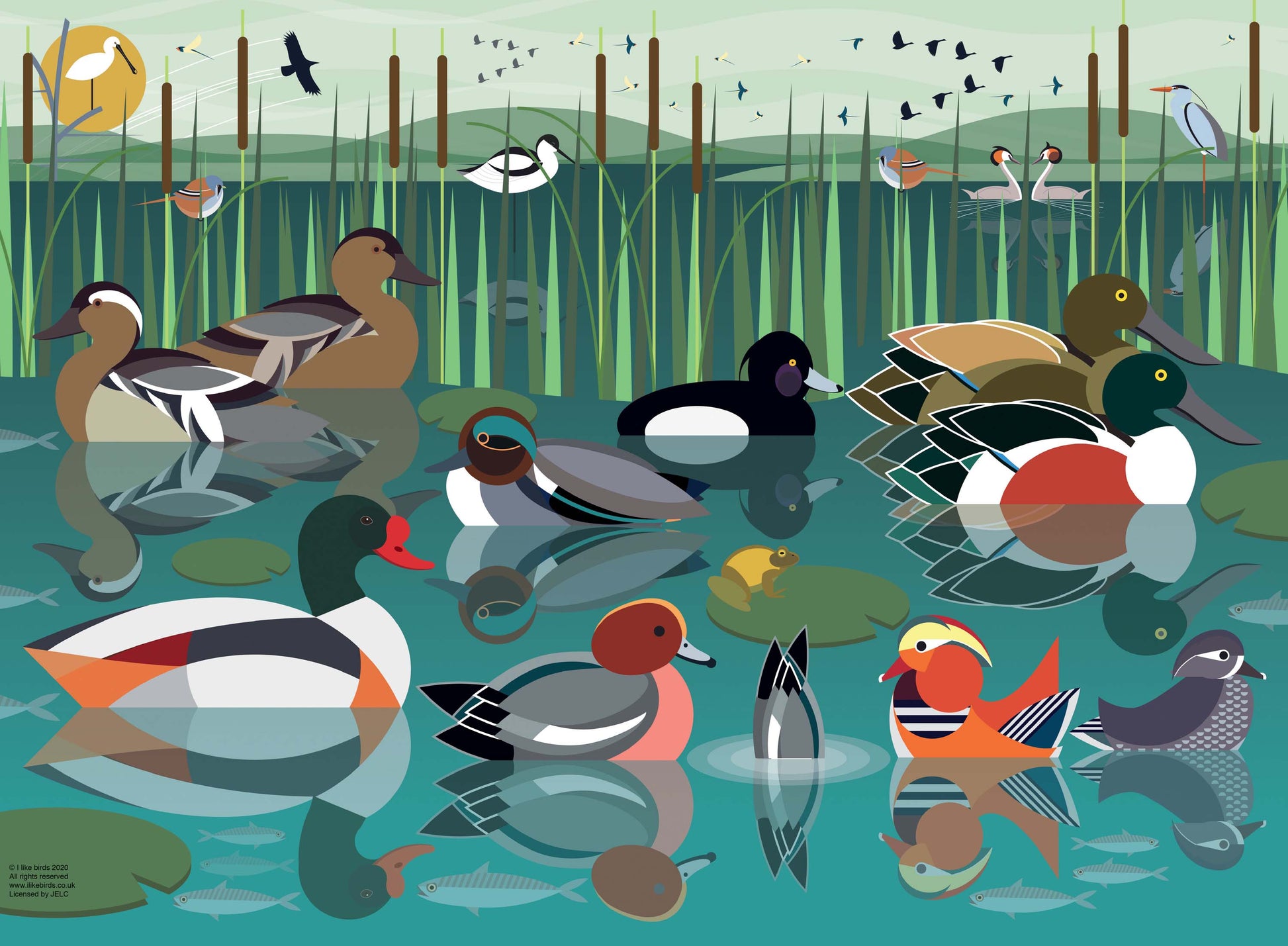 Ravensburger I like Birds - Waterlands, 500pc