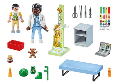 Playmobil 71619 Action Heroes: Paediatrician and Patient with Teddy Bear