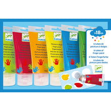 Djeco 6 Finger Paint's Tubes