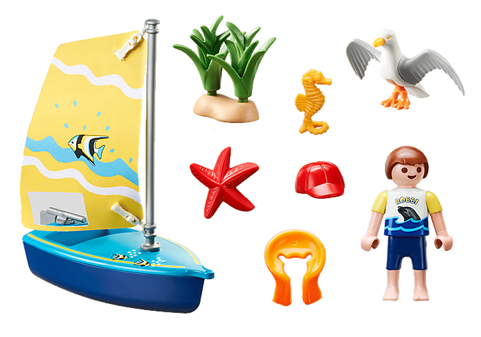 Playmobil 70438 Family Fun Beach Hotel Sailboat