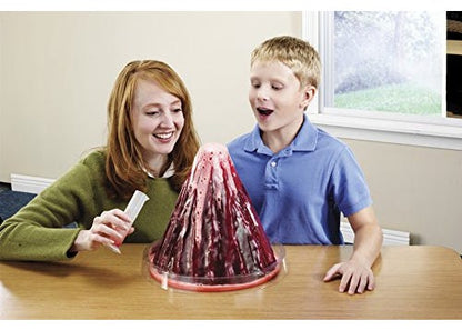 Learning Resources Erupting Cross-Section Volcano Model
