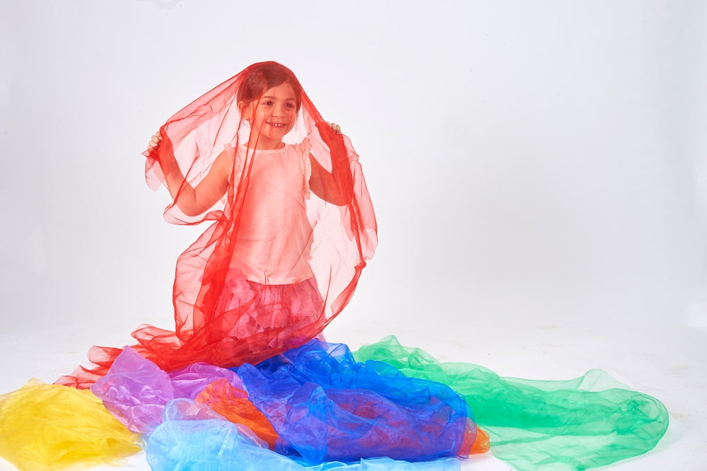 TickiT Rainbow Organza Fabric
