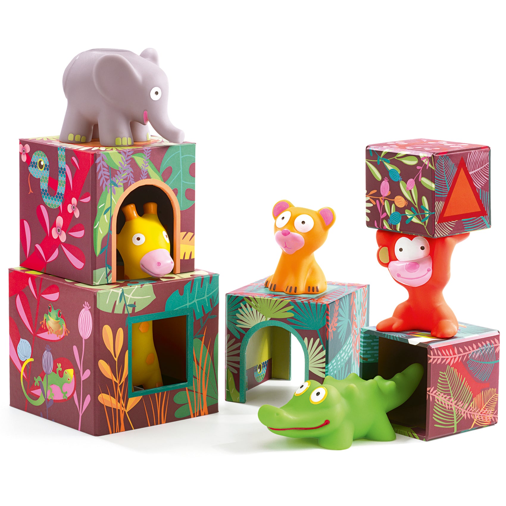 Djeco Maxi Topanijungle Stacking Blocks