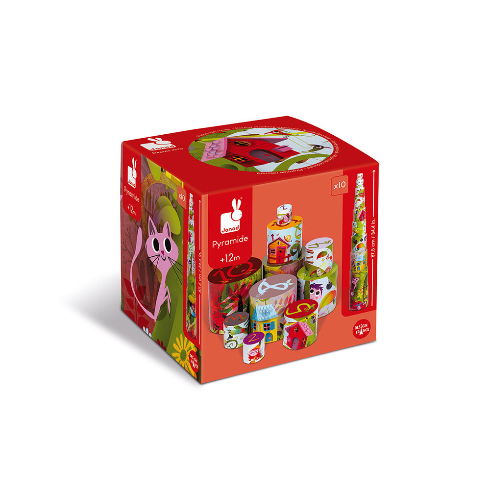 Janod Magic Tree Round Stacking Pyramid