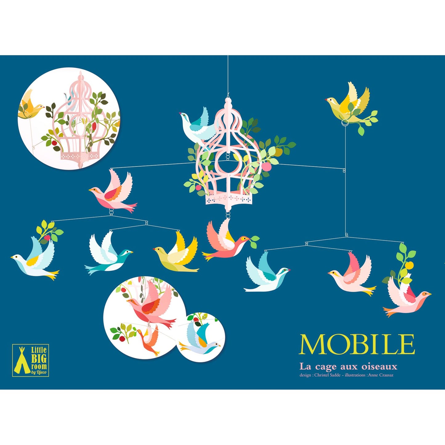 Djeco Birdcage Mobile