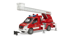 Bruder Mb Sprinter Fire Engine W/Ladder/Waterpump & Light & Sound