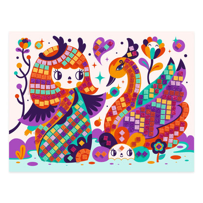 Djeco Kokeshis Mosaics