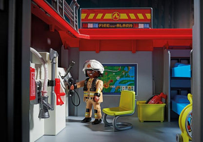 Playmobil 71193 City Action Take Along Fire Station