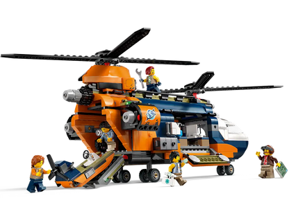 Lego City Exploration 60437 Jungle Explorer Helicopter at Base Camp