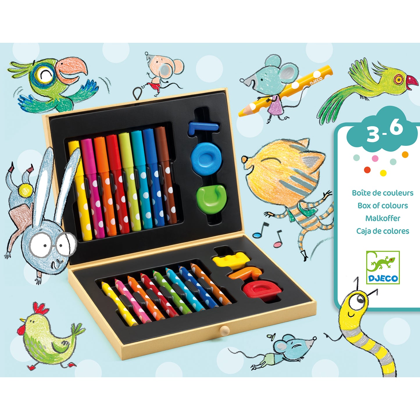Djeco Box of Colours For Toddlers