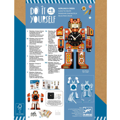 Djeco DIY Clocks To Create Robotime