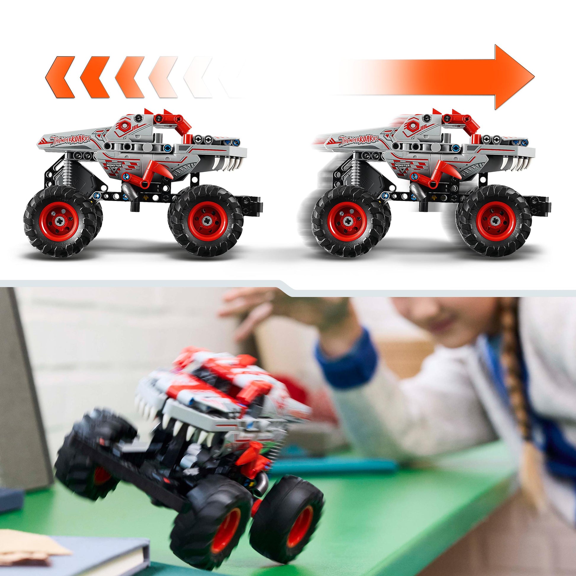 Lego Technic 42200 Monster Jam™ ThunderROARus™ Pull-Back