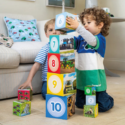 Tractor Ted Stacking Cube Set