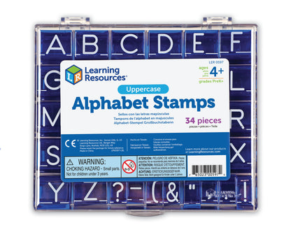 Learning Resources Uppercase Alphabet & Punctuation Stamps